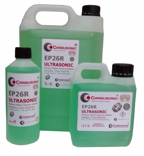 Ultrasonic cleaning solution